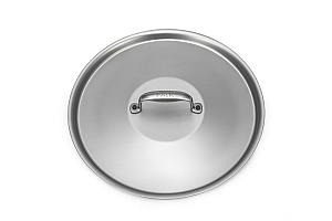 Coperchio in acciaio inossidabile da 24 cm della linea Flandria con manico in acciaio inossidabile