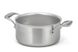 Flandria Range 18cm 5-Ply Casserole with Stainless Steel Handles - Induction Compatible — 1