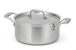 Flandria Range 20cm 5-Ply Casserole with Stainless Steel Handles - Induction Compatible — 2