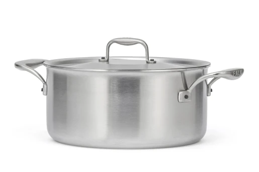 Flandria Range 24cm 5-Ply Casserole with Stainless Steel Handles - Induction Compatible — 3