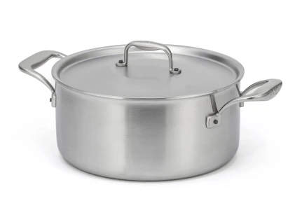 Flandria Range 24cm 5-Ply Casserole with Stainless Steel Handles - Induction Compatible — 2