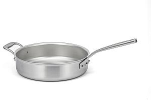 Flandria Range 28cm 5-Ply Sauté Pan with Stainless Steel Handle and Helper Handle - Induction Compatible