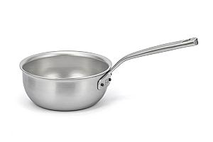 Flandria Range 16cm 5-Ply Saucier Pan with Stainless Steel Handle - Induction Compatible