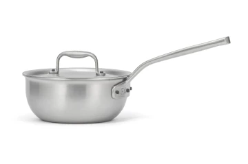 Flandria Range 16cm 5-Ply Saucier Pan with Stainless Steel Handle - Induction Compatible — 3