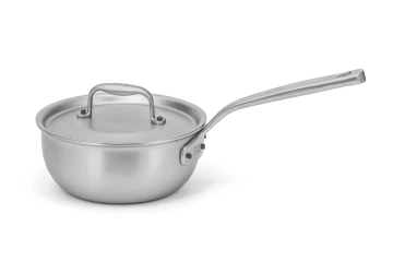 Flandria Range 16cm 5-Ply Saucier Pan with Stainless Steel Handle - Induction Compatible — 2