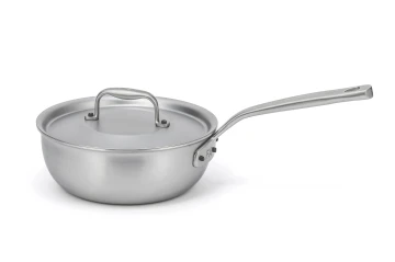 Flandria Range 18cm 5-Ply Saucier Pan with Stainless Steel Handle - Induction Compatible — 2