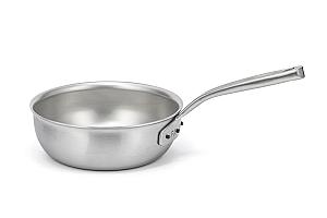 Flandria Range 20cm 5-Ply Saucier Pan with Stainless Steel Handle - Induction Compatible