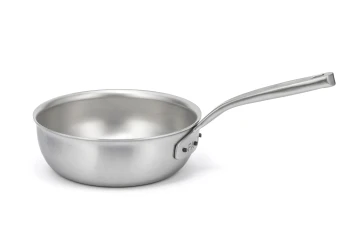 Flandria Range 20cm 5-Ply Saucier Pan with Stainless Steel Handle - Induction Compatible — 1