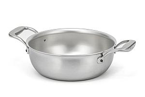 Flandria Range 20 cm 5-laags stoofpan met roestvrijstalen handgrepen - geschikt voor inductie