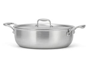 Flandria Range 28cm 5-Ply Stew Pan with Stainless Steel Handles - Induction Compatible — 3