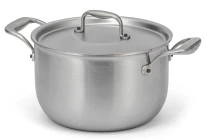 Flandria Range 20cm 5-Ply Pot au Feu with Stainless Steel Handles - Induction Compatible — 2