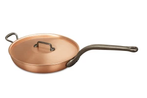 Classical Range 32cm Copper Frying Pan with Cast Iron Handle and Helper Handle — 2