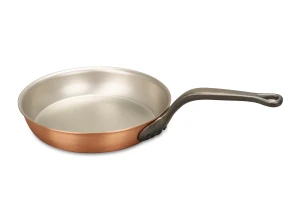 Fusion Range 24cm Copper Frying Pan with Cast Iron Handle - Induction Compatible — 1
