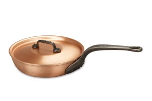 Fusion Range koperen koekenpan van 20 cm met gietijzeren handvat – geschikt voor inductie — 2