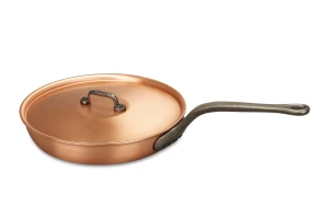 Fusion Range 28cm Copper Frying Pan with Cast Iron Handle - Induction Compatible — 2