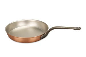 Fusion Range 28cm Copper Frying Pan with Cast Iron Handle - Induction Compatible — 1