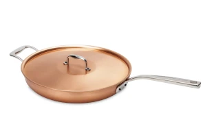 Signature 2.0 Range 32cm Copper Frying Pan with Stainless Steel Handle and Helper Handle - Induction Compatible — 2