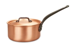 Fusion Range 18cm Copper Saucepan with Cast Iron Handle - Induction Compatible — 3