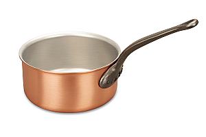 Cacerola de cobre Fusion Range de 20 cm con mango de hierro fundido - Compatible con inducción