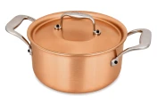 Signature 2.0 Range 20cm Copper Casserole with Stainless Steel Handles - Induction Compatible — 2