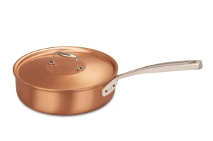 Signature 2.0 Range 24cm Copper Sauté Pan with Stainless Steel Handle - Induction Compatible — 2