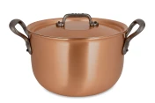 Fusion Range 20cm Copper Pot au Feu with Cast Iron Handles - Induction Compatible — 3