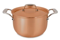 Signature 2.0 Range 24cm Copper Pot au Feu with Stainless Steel Handles - Induction Compatible — 3