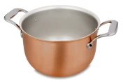 Signature 2.0 Range 24cm Copper Pot au Feu with Stainless Steel Handles - Induction Compatible — 1