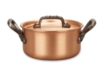 Fusion Range 14cm Copper Casserole with Cast Iron Handles - Induction Compatible — 3