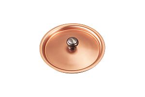 Classical Range 10cm Copper Lid with Cast Iron Handle