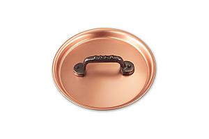 Classical Range 14cm Copper Lid with Cast Iron Handle
