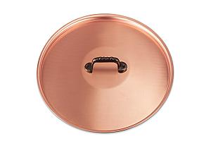 Classical Range 32cm Copper Lid with Cast Iron Handle