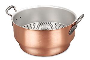 Classical Range 28cm Copper Steamer with Cast Iron Handles