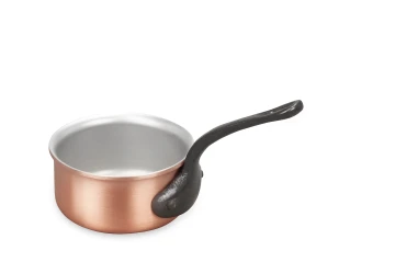 Classical Range 8cm Copper Sauce Pot with Cast Iron Handle — 1