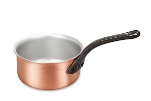 Classical Range 14cm Copper Saucepan with Cast Iron Handle