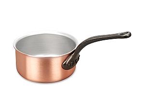 Classical Range 16cm Copper Saucepan with Cast Iron Handle