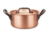 Classical Range 14cm Copper Casserole with Cast Iron Handles — 3
