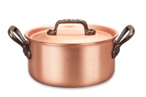 Classical Range 16cm Copper Casserole with Cast Iron Handles — 3