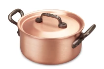 Classical Range 16cm Copper Casserole with Cast Iron Handles — 2