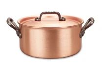 Classical Range 18cm Copper Casserole with Cast Iron Handles — 3