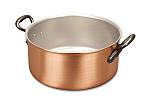 Classical Range 24cm Copper Casserole with Cast Iron Handles