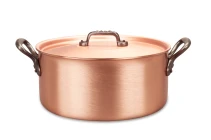 Classical Range 24cm Copper Casserole with Cast Iron Handles — 3