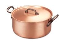 Classical Range 24cm Copper Casserole with Cast Iron Handles — 2