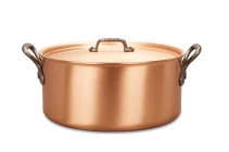 Classical Range 28cm Copper Casserole with Cast Iron Handles — 3