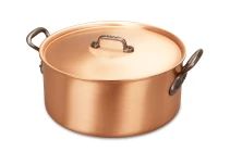 Classical Range 28cm Copper Casserole with Cast Iron Handles — 2