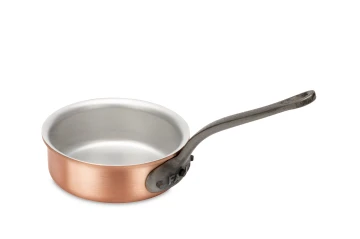 Classical Range 10cm Copper Sauté Pan with Cast Iron Handle — 1