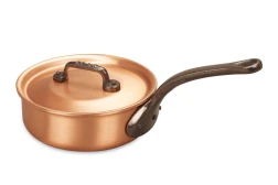 Classical Range 16cm Copper Sauté Pan with Cast Iron Handle — 2