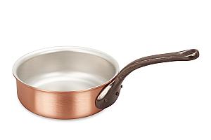 Classical Range 16cm Copper Sauté Pan with Cast Iron Handle