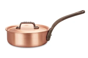 Classical Range 16cm Copper Sauté Pan with Cast Iron Handle — 3