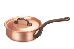 Classical Range 16cm Copper Sauté Pan with Cast Iron Handle — 2